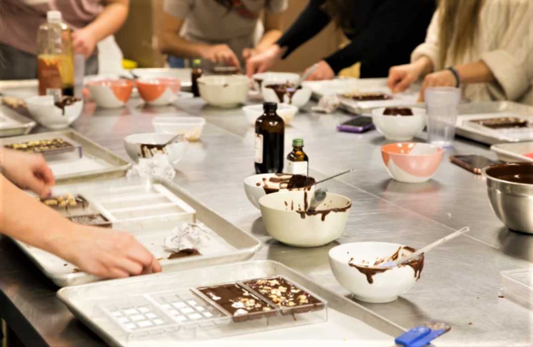 Chocolate WOrkshop In Progress