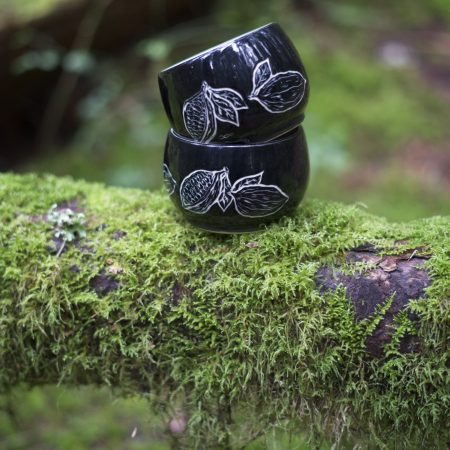 Cacao Mugs Cacao mugs in forest