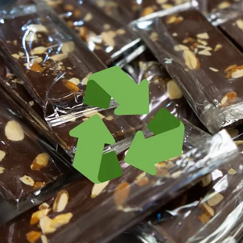Sustainability 2 the good chocolatier chocolate bars in compostable celophane